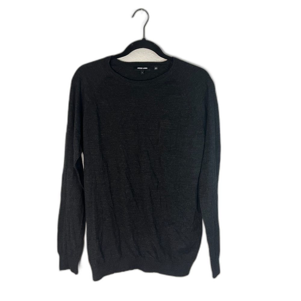 Jared Lang Merino Wool Blend Long Sleeve Sweatshirt Men’s Size L